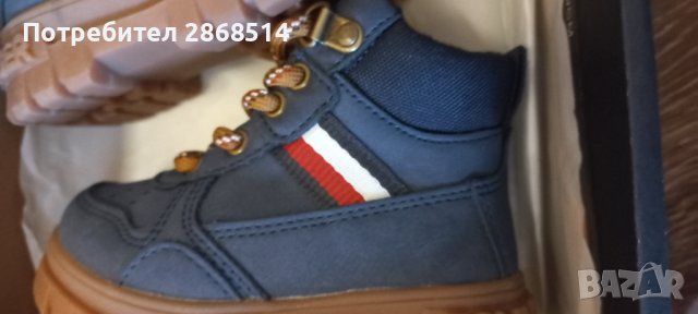 Нови детски обувки Tommy Hilfiger, номер 20, снимка 4 - Бебешки боти и ботуши - 43447366