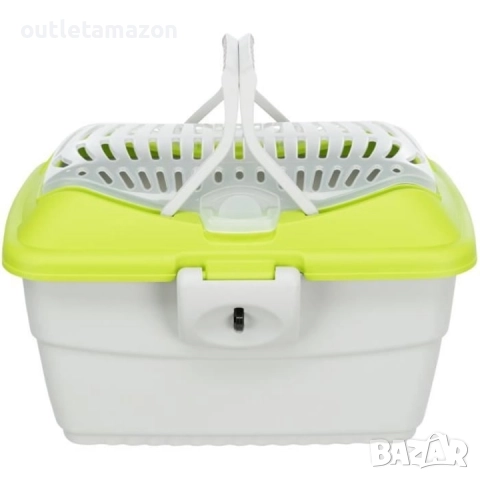 Trixie Mini-Capri транспортна кутия 40x22x30см светло сиво/синьо за гризачи, снимка 3 - За гризачи - 52737764