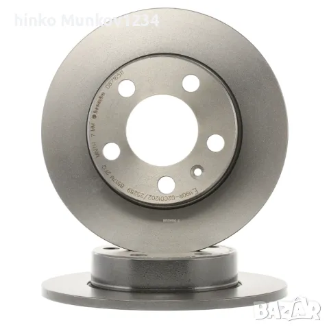 Спирачен диск BREMBO COATED DISC LINE 08.7165.11, снимка 2 - Части - 49320151