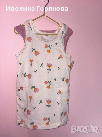 Комплект от два броя детски потници S Oliver размер 116см. 