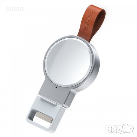 Безжично USB 2.5W зарядно Baseus за Apple Watch 1 2 3 4 38mm 40 42 44, снимка 3 - Оригинални зарядни - 27231706