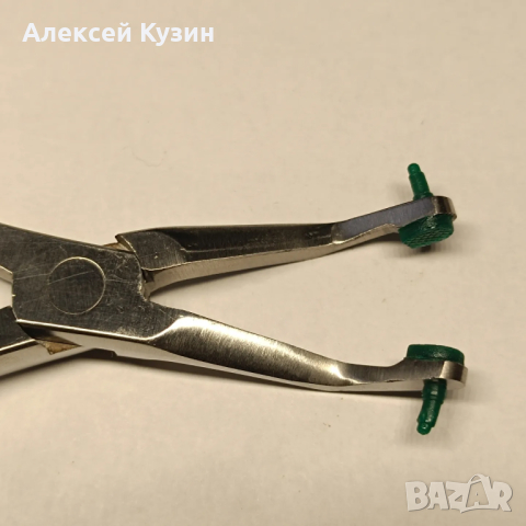 Стоматологични клещи за сваляне на коронки със силиконови захвати, ъглови ApogeyDental PL-0007, снимка 2 - Стоматология - 44913382