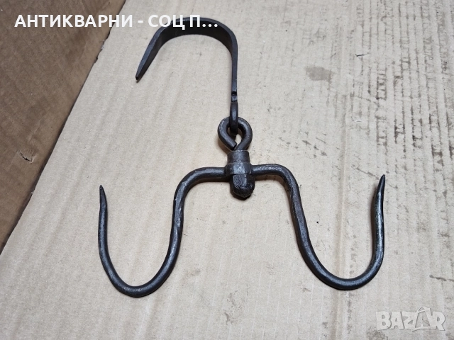 Стар Кован Ченгел За Дране На Животни. , снимка 3 - Антикварни и старинни предмети - 52496652