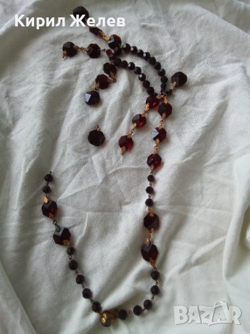 СТАРО КОЛИЕ от ГРАНАТ и БРОНЗ с ПОЗЛАТА 12697, снимка 18 - Антикварни и старинни предмети - 29555319