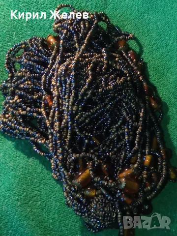 РАЗКОШНО ШАРМАНТНО МЪНИСТЕНО ВИНТИДЖ ДАМСКО КОЛАНЧЕ РЪЧНА ИЗРАБОТКА АРТ КОЛАН 47350, снимка 9 - Колани - 47220313