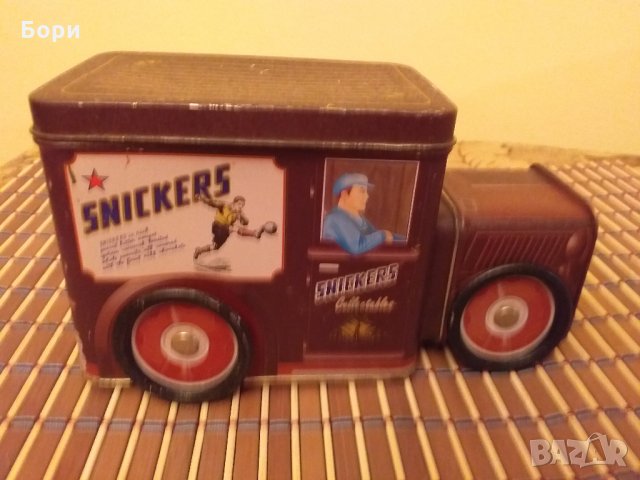 SNICKERS Кутия камион 1980г, снимка 4 - Други ценни предмети - 27811601