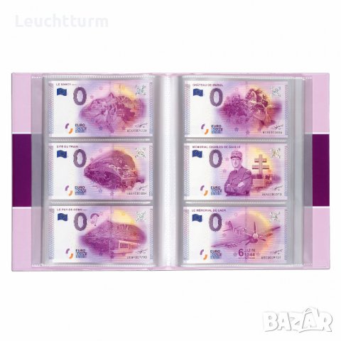 Албум за 420 броя банкноти " евро сувенирни " , снимка 2 - Нумизматика и бонистика - 39391163