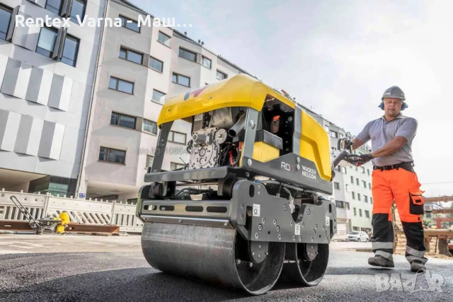 🏗️ Ръчноводим валяк ПОД НАЕМ и ПРОДАЖБА! Уплътнявай асфалт, почва, филц професионално!