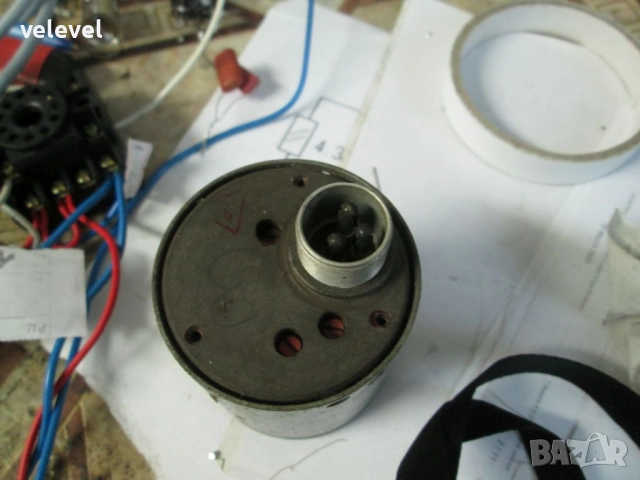 Прибор от стар самолет - термометър с термосонда. Добавен и амперметър, снимка 8 - Антикварни и старинни предмети - 51711410