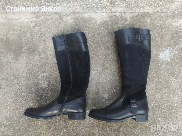 Дамски ботуши от естествена кожа и велур , снимка 5 - Дамски ботуши - 38974164