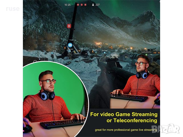 НОВ! Зелен екран син екран 110см двустранен, снимка 10 - Чанти, стативи, аксесоари - 43644314