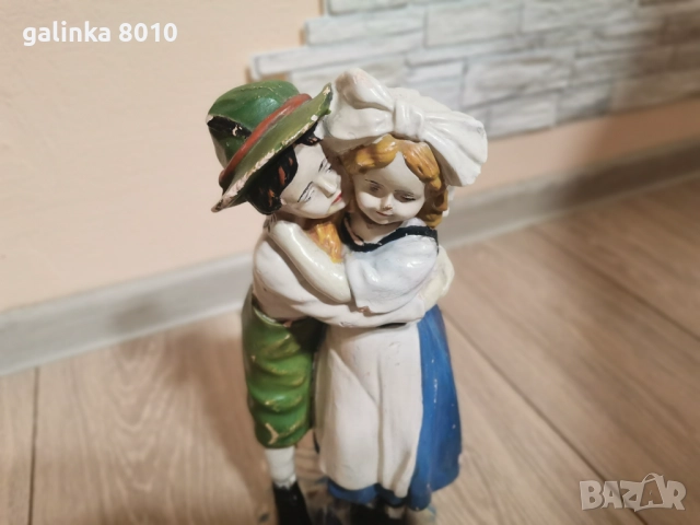 Стара Немска гипсова фигура, снимка 3 - Антикварни и старинни предмети - 51772305