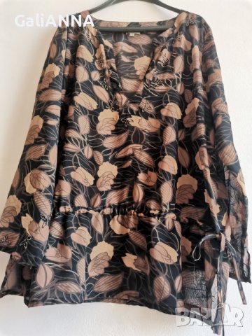 ЕФИРНА И СТИЛНА ТУНИКА ТЮЛ РАЗМЕР 2XL, снимка 6 - Туники - 37690714