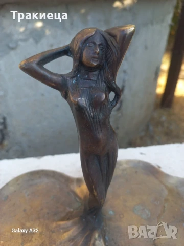 СТАРА БРОНЗОВА СТАТУЕТКА ФИГУРА , снимка 2 - Антикварни и старинни предмети - 51239797