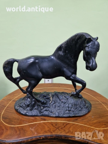 Прекрасна антикварна френска бронзова фигура статуетка , снимка 3 - Антикварни и старинни предмети - 53214113