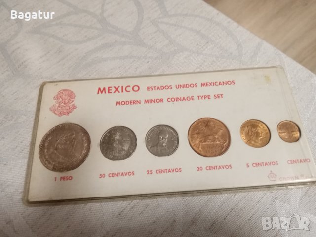 Сребро монети Мексико , недокосвани, лот1964, снимка 6 - Нумизматика и бонистика - 43230899