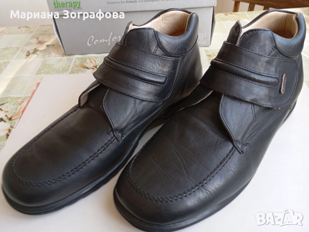 Ортопедични обувки 3 модела, НОВИ от естествена кожа, №46 и 47, TDO TERAPI, - и Стари Вратовръзки, снимка 12 - Мъжки боти - 48630307