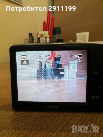 Фотоапарат Sony 12,1Mp (+подаръци), снимка 4 - Фотоапарати - 52114659