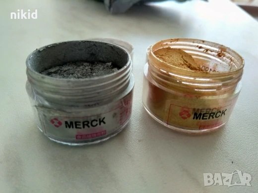 5 гр боя на прах сребро злато сладкарска за торти украса ядивна дъст прахов оцветител gold silver , снимка 3 - Хранителни добавки - 26737230