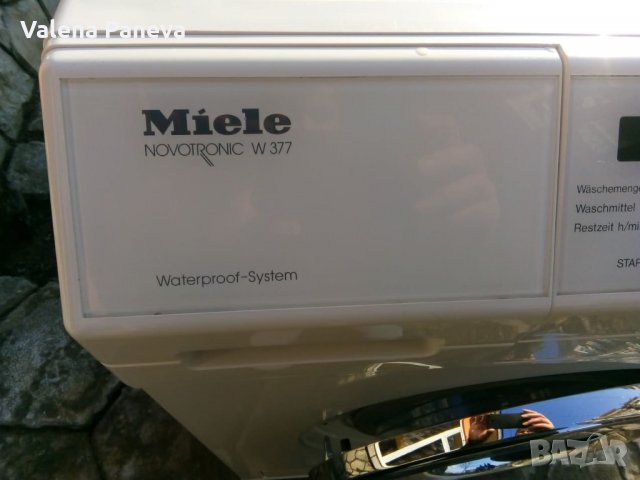 Пералня Miele W377 Novotronic Waterproof-System;, снимка 7 - Перални - 27961259