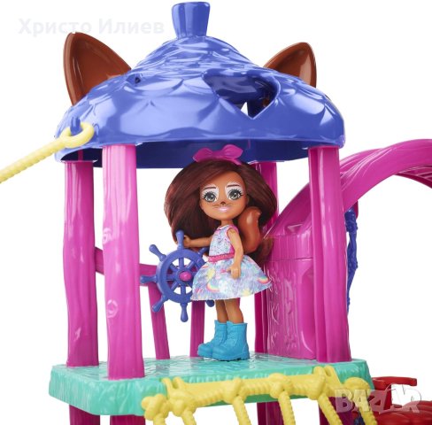 Игрален комплект Enchantimals с 2 кукли и 2 животни Детска площадка, снимка 4 - Кукли - 43183647