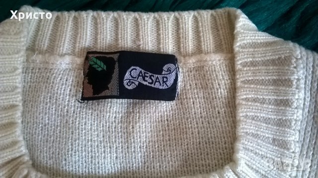 пуловер произведен в Гърция марков от заводът Цезар, снимка 3 - Пуловери - 27720934