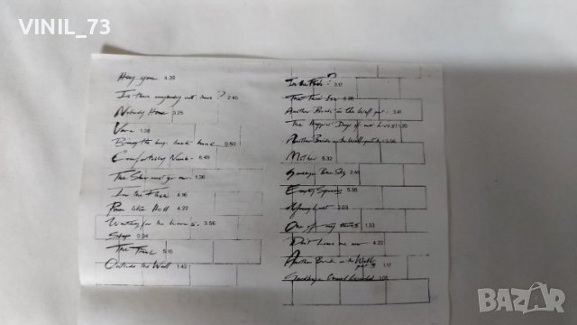 Pink Floyd – The Wall, снимка 3 - Аудио касети - 38131722