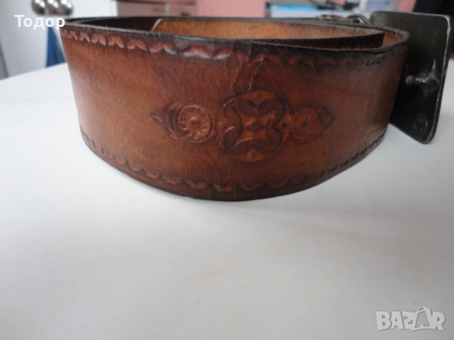 Кожен колан Bergamo Brass Works, снимка 13 - Колани - 52826464