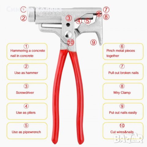 ✨Универсален многофункционален чук 10 в 1, снимка 3 - Други инструменти - 37726130