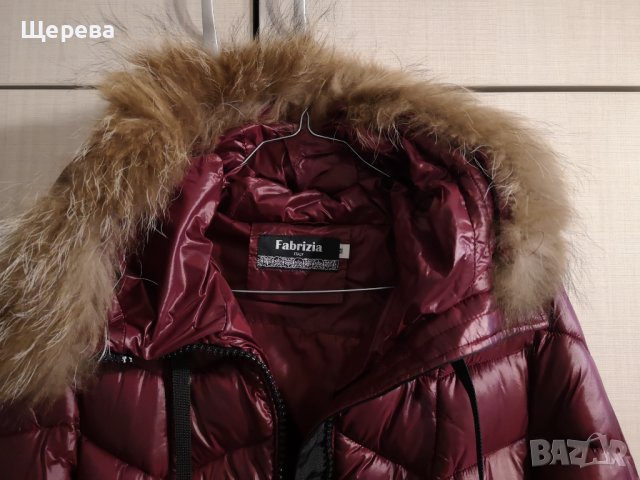 Дамско яке с качулка от естествен косъм, снимка 6 - Якета - 39508497