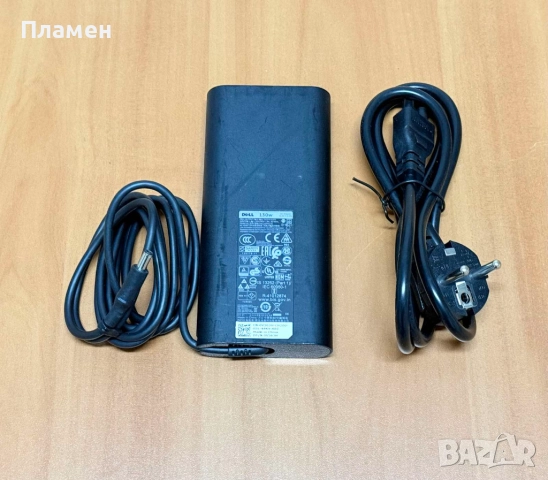 Dell 130W ОЕМ Charger /4.5mm тънка букса /– 100% Оригинално, снимка 2 - Кабели и адаптери - 52557445