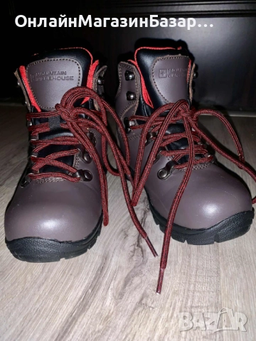 Детски оригинални обувки Mountain Warehouse IsoDry + Vibram , снимка 3 - Детски обувки - 52062805