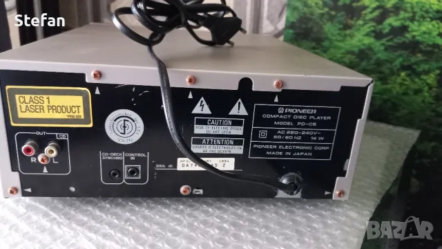 CD PIONEER impresso - PD - C5, снимка 7 - Ресийвъри, усилватели, смесителни пултове - 49087895