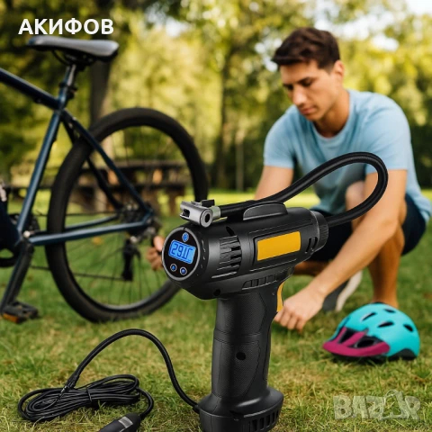 Безжичен дигитален компресор за автомобил, снимка 3 - Аксесоари и консумативи - 51282454