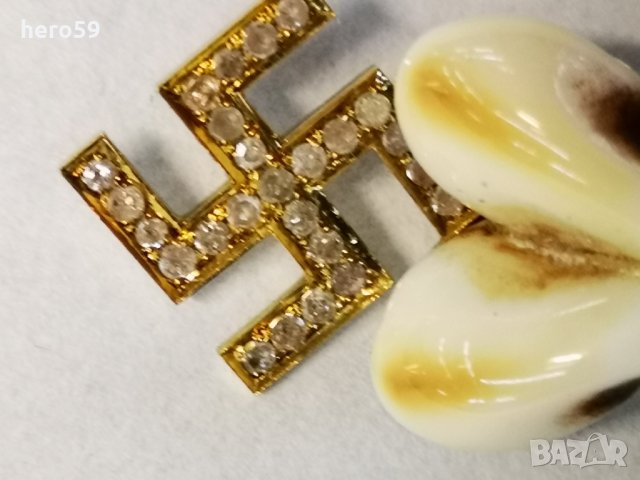 RRR Златен награден знак/Германия 1933-38 година/брошка,пръстен, снимка 6 - Антикварни и старинни предмети - 26652387