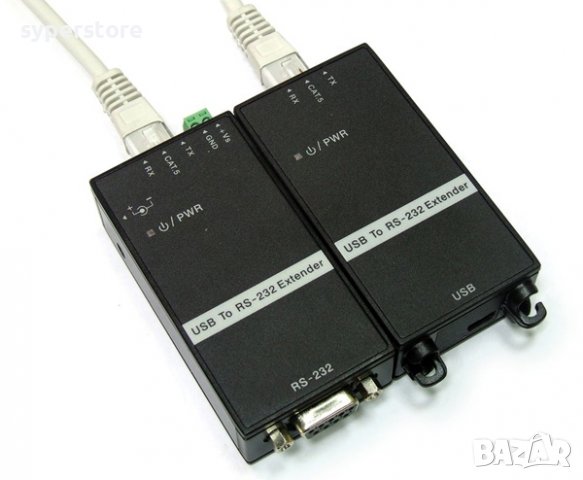 Превключвател USB to RS232 Over RJ-45,Roline SS300908