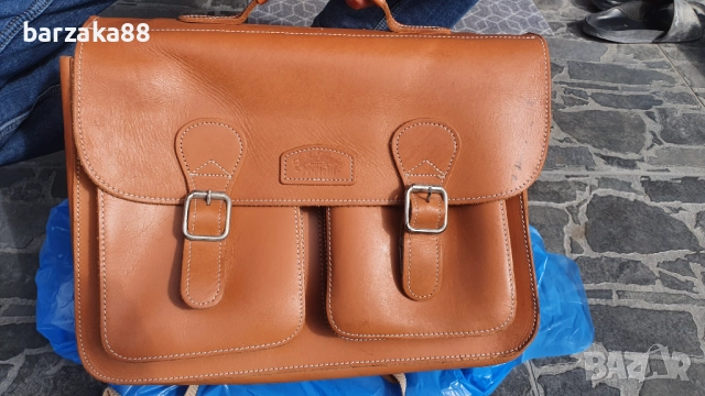 Стара кожена чанта Отлична