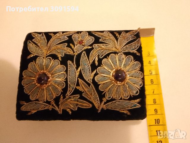 Портфейл от времето на СССР Made in India, ръчна изработка, снимка 4 - Портфейли, портмонета - 44052417