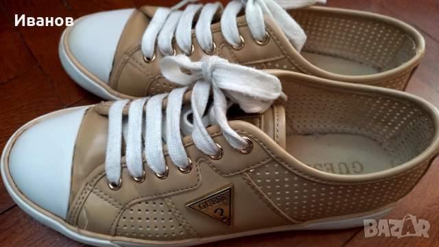 Дамски парфоирани маратонки guess 