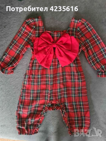 Коледен ромпър