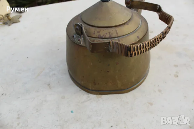 Чайник - бронзов, снимка 4 - Декорация за дома - 49272855