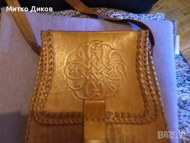 Женска чанта естествена кожа 280х250х65мм №15, снимка 3 - Чанти - 43186142