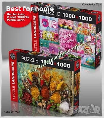 Двоен луксоен пъзел от Neon puzzle 1000+ 1000 части, снимка 6 - Пъзели - 39311271