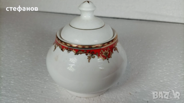 Сервиз за кафе, 5 чашки с чинийки, захарничка и каничка за мляко, снимка 8 - Чаши - 52810484