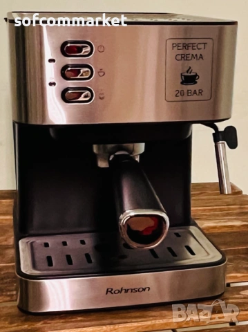 Кафемашина еспресо Rohnson  , снимка 3 - Кафемашини - 53350408