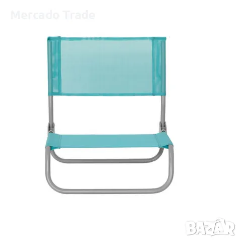 Сгъваем стол Mercado Trade, За къмпинг, плаж, Тюркоаз, снимка 2 - Столове - 49666536