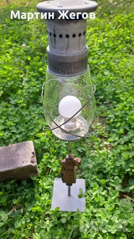 ръчно изработени лампи , снимка 2 - Настолни лампи - 52405925