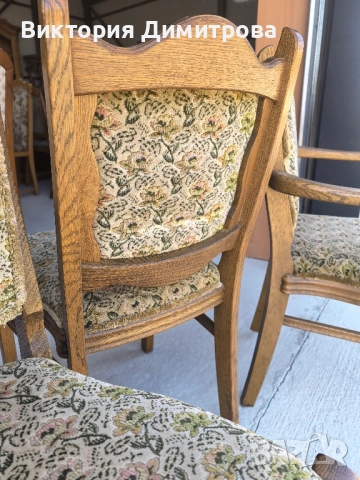 Комплект от 3 трапезни стола , снимка 8 - Столове - 51628809