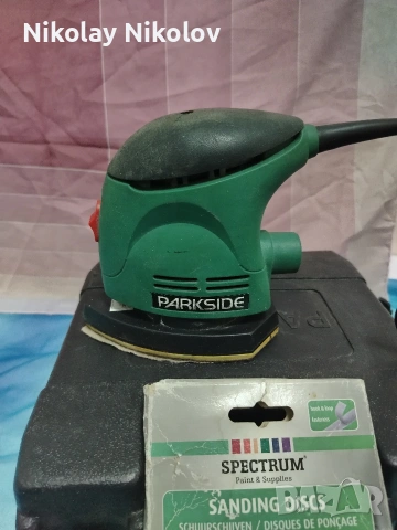 виброшлаиф Parkside с 10 шкурки