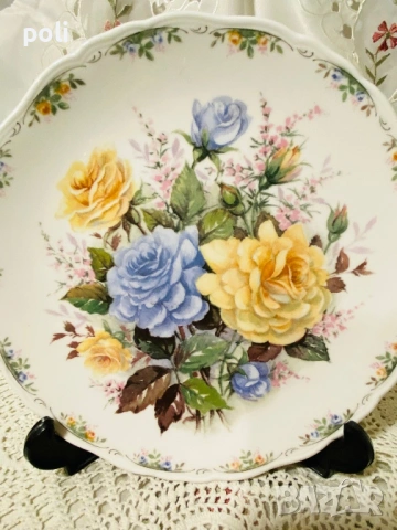 порцеланова чиния за стена , снимка 2 - Декорация за дома - 53110448